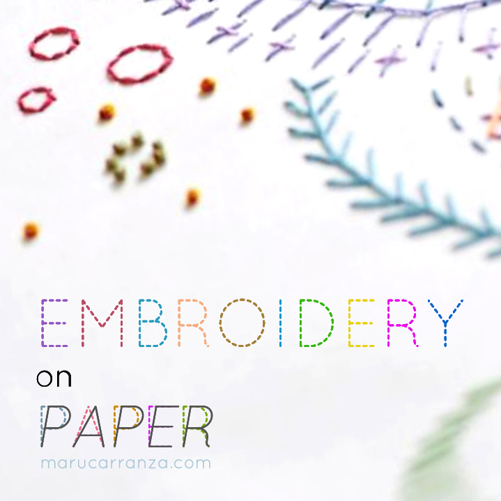 Paper Embroidery Workshop in Berlin. Papierstickerei Kurse