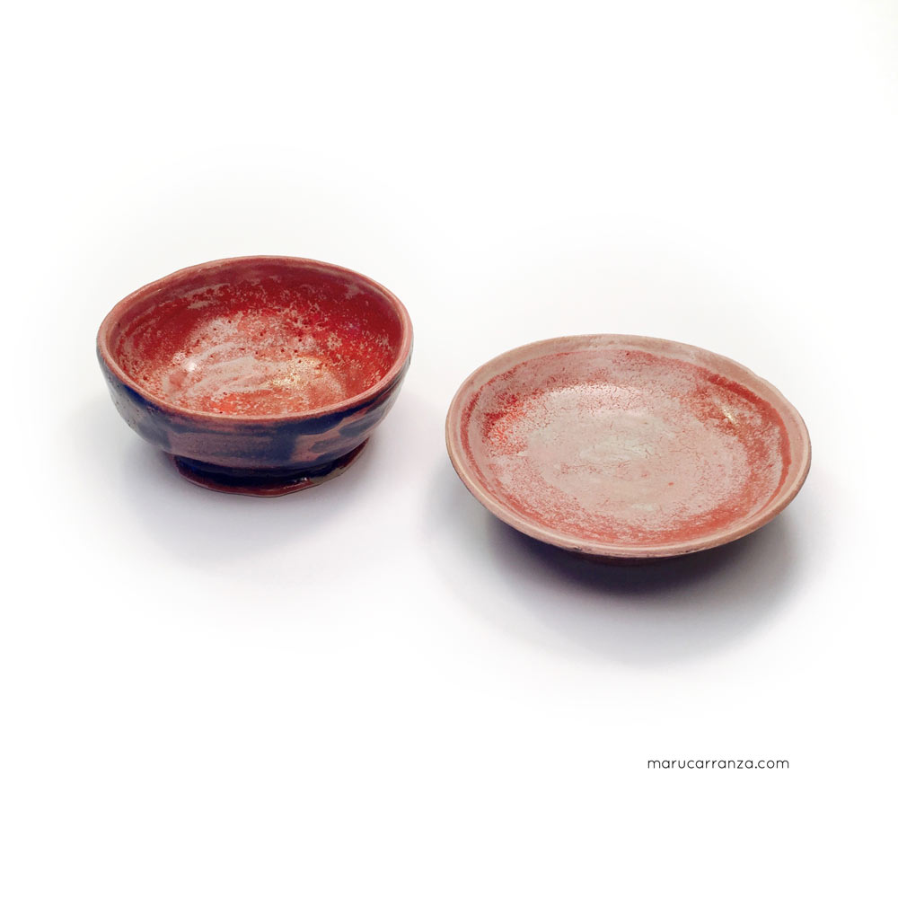red plates