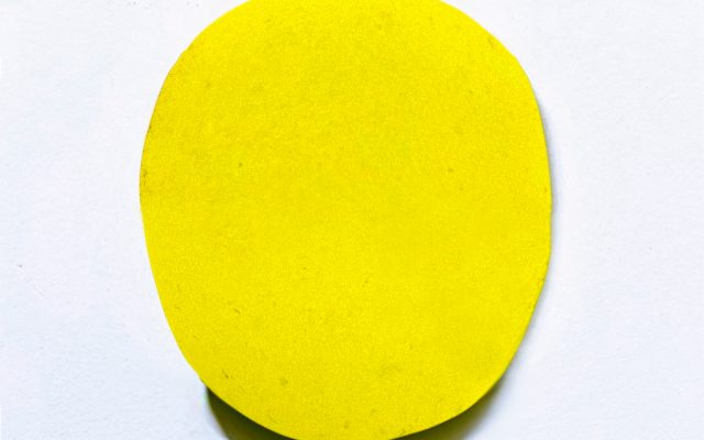 No description Yellow Amarillo Gelb, 2023 Acrylic Color Installation, Ceramic